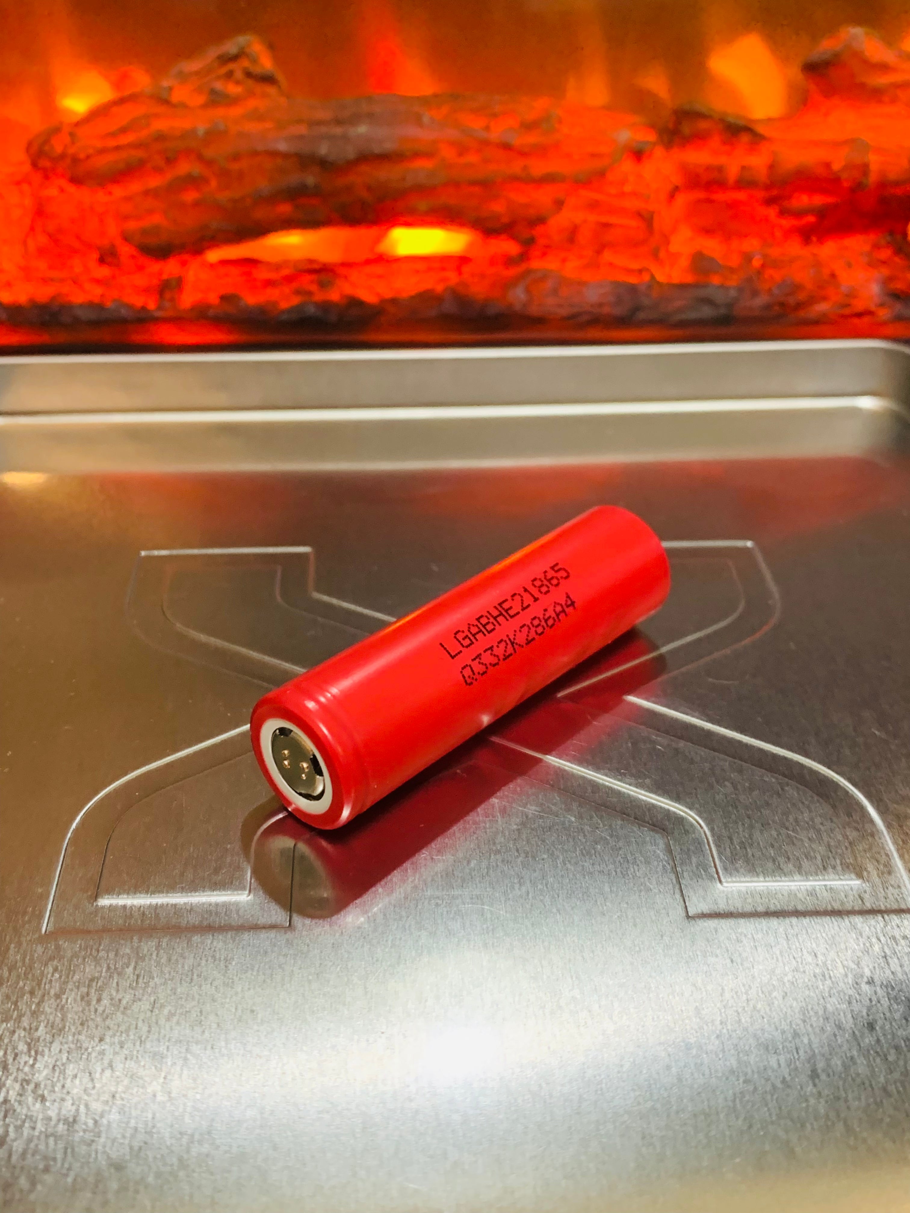 Battery 18650 2500mAh 2.5Ah Li-ion battery used red cover cell LGABHE21865