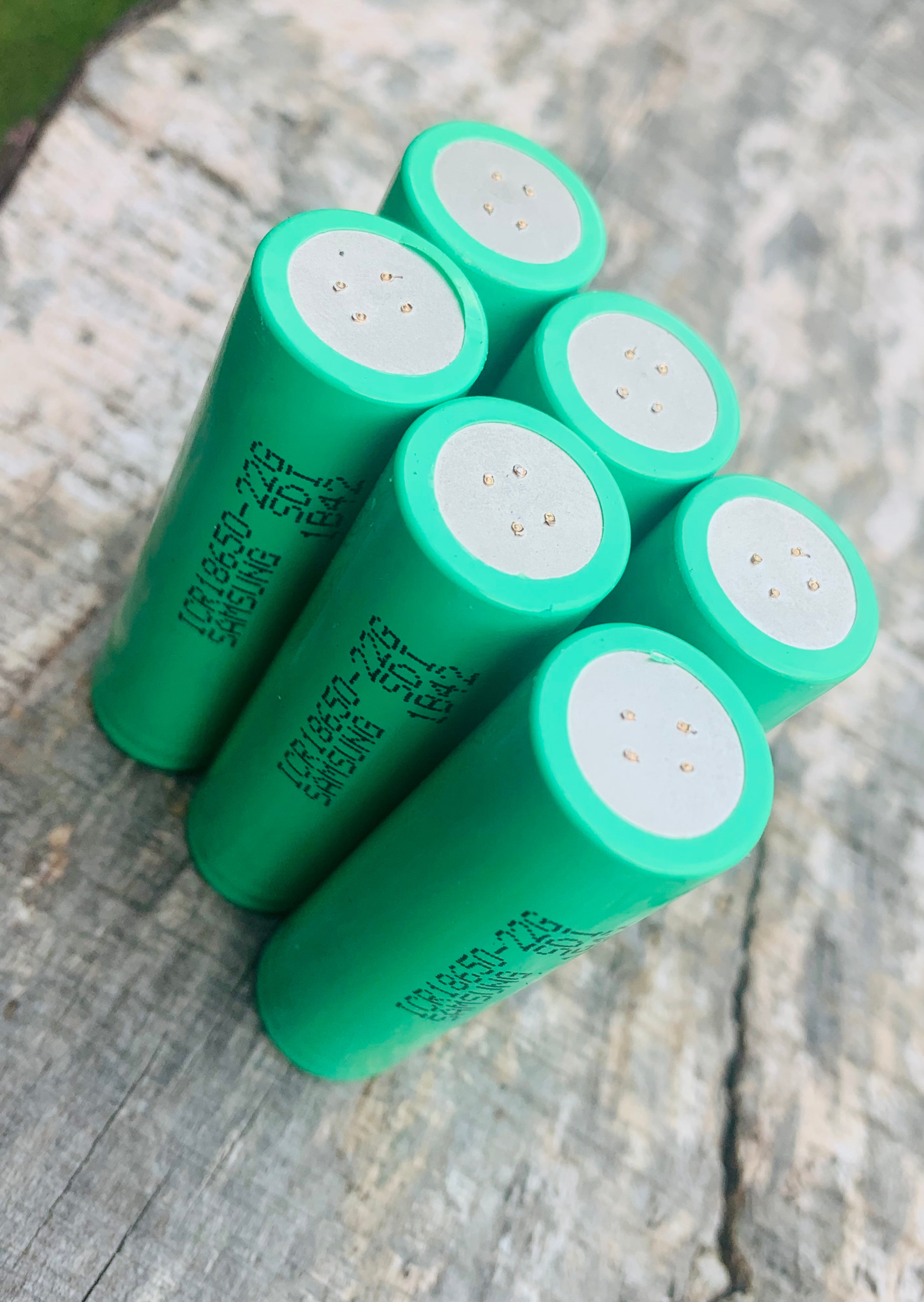 6x Samsung ICR18650-22 2200mAh Used Li-ion Batteries | UK Stock | Fully Tested