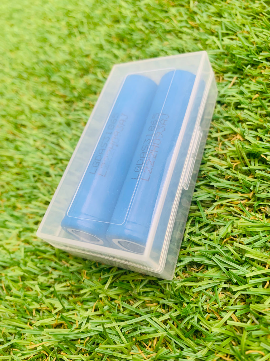 SET 2 X 🔋 LG 18650 - 2200mAh - 2.2Ah & Holder Case