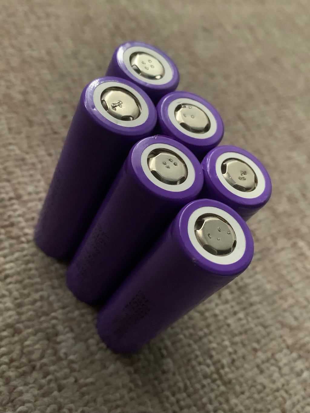 SET 6x 🔋 18650 Rechargeable Batteries LG Brand INR I8650 BM26 2600mAh 2.6Ah 10A