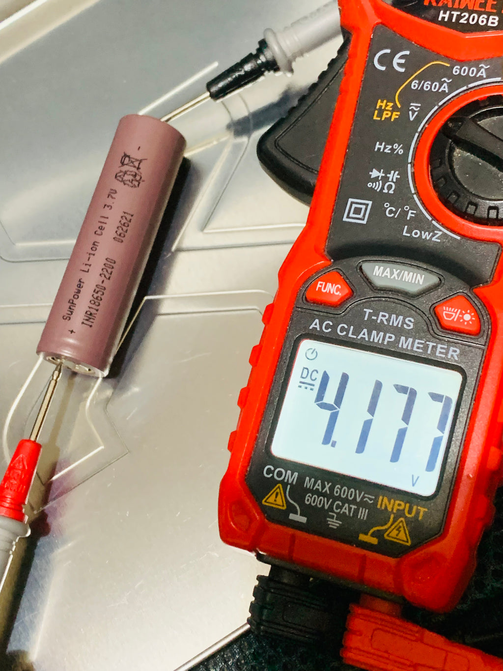 Battery INR 18650 Li-ion Rechargeable Batteries 🔋 2200mAh 3.7v 18 X 650 2.2 Ah