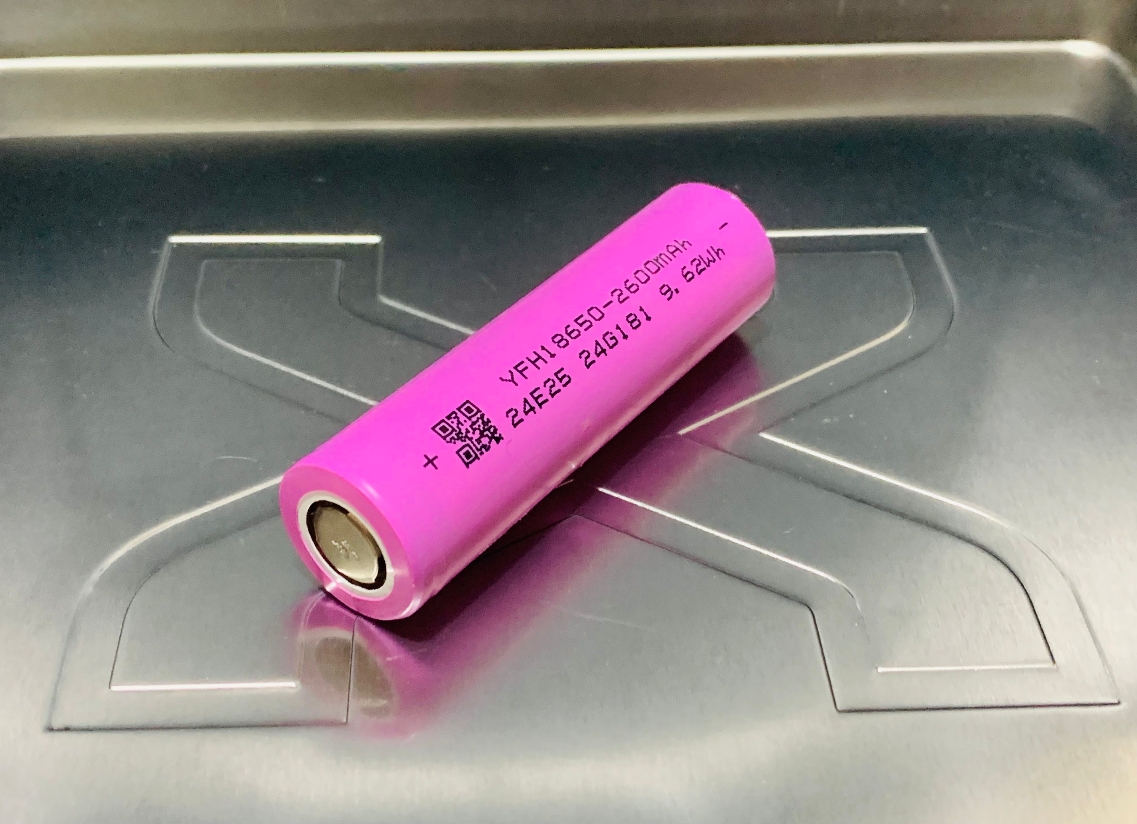 Battery INR 18650 Li-ion Rechargeable Batteries 🔋 2600mAh 3.6v 9.62 Wh 18 X 650