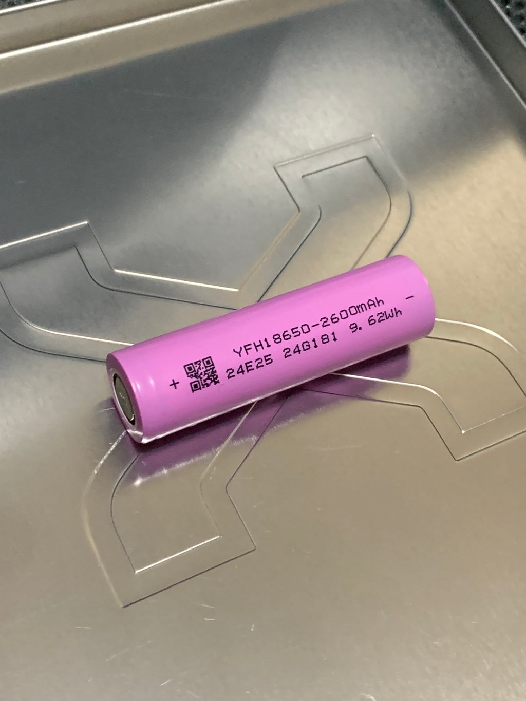 Battery INR 18650 Li-ion Rechargeable Batteries 🔋 2600mAh 3.6v 9.62 Wh 18 X 650