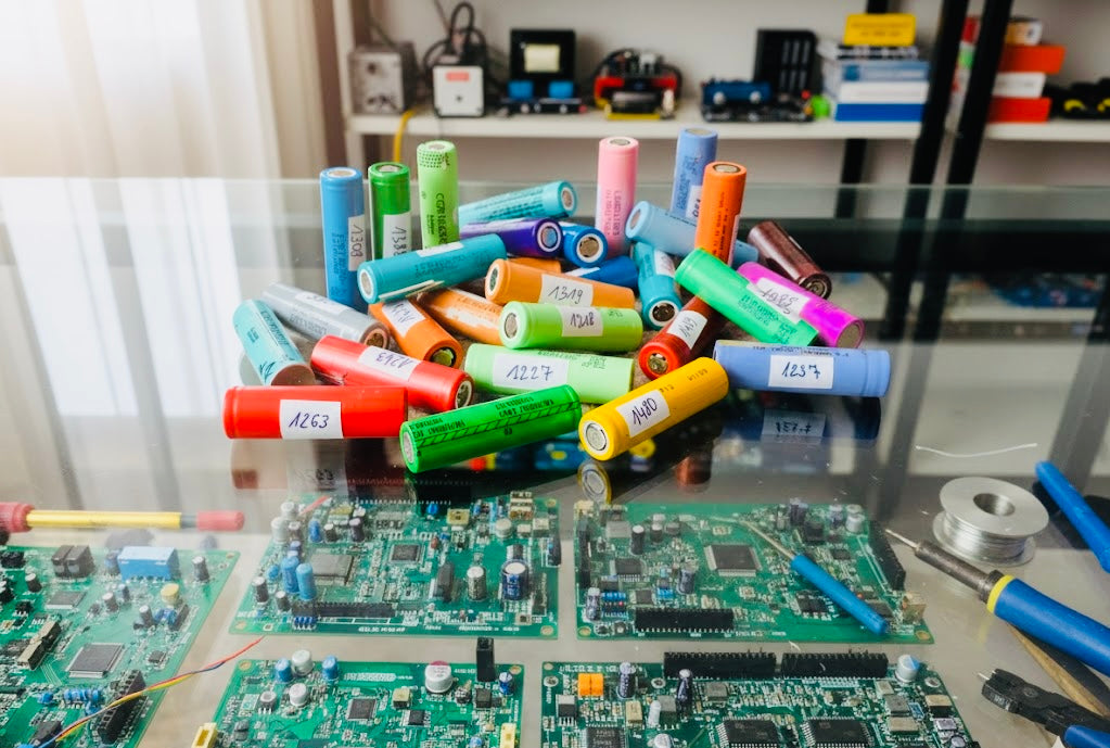 MIX SET 18650 Rechargeable Batteries Job Lot Samsung LG SONY 3.7v 1000-1500 mAh