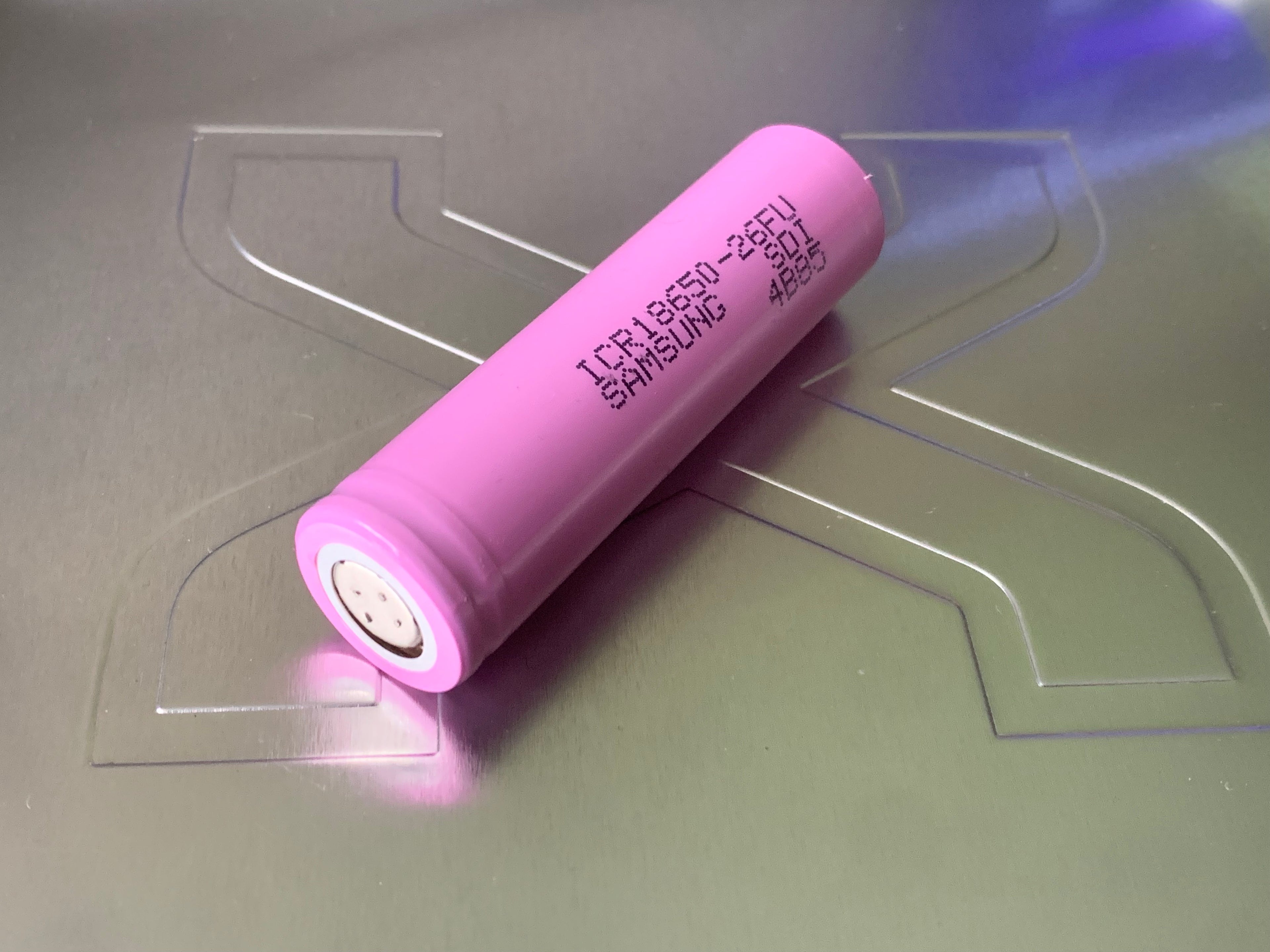 ICR 18650 26 2600mAh Samsung SDI Li-ion battery used